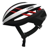 Cyklo přilba Abus Aventor KRT Barva bílo-červená, Velikost M (54-58) - Sportovní helmy