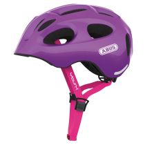 Dětská cyklo přilba Abus Youn-I Barva fialová, Velikost S (48-54) - Sportovní helmy