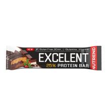 Proteinová tyčinka Nutrend Excelent Bar Double, 40 g Příchuť čokoláda+nugát s brusinkami - Proteinové tyčinky