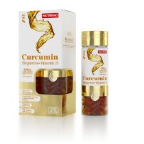 Nutrend Curcumin + Bioperine + Vitamin D, 60 kapslí - Zdravá výživa
