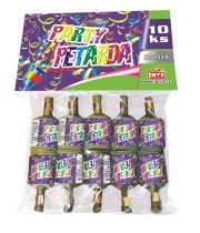 PARTY PETARDA - šampusky - 10 ks - Konfety