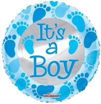 Foliový balónek - It´s a Boy - Je to kluk - 45 cm - Baby Shower - Latex