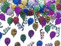 Metalické - konfety na stůl balení 15 g - Dětská narozeninová párty