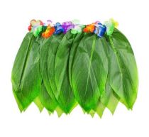 Dětská sukně havajská, HAWAII - tropické listy - Čelenky, věnce, spony, šperky
