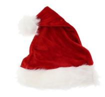 Čepice dětská Santa Claus - Vánoce 26x35 cm - Vousy, kníry, kotlety, bradky