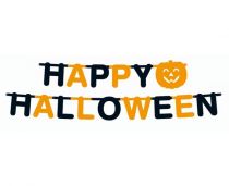 Girlanda obří dýně - pumpkin - Happy Halloween - 23 x 350 cm - Oslavy