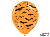Balónky netopýři - oranžové - HALLOWEEN - 30cm - 1 ks - Halloween dekorace