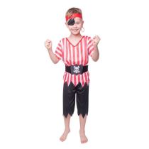 Dětský kostým Pirát - vel. M (120-130 cm) - Karneval