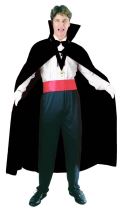 Kostým plášť vampír - upír - drakula - Halloween - 125 cm - Kostýmy pro holky