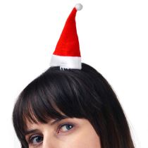 Mini čepice Santa Claus na sponce - Vánoce, 2 ks - Mikulášské čepice