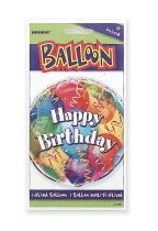 FOLIOVÝ BALÓN narozeniny - Happy Birthday - 45 cm - Helium