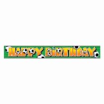 Banner - Girlanda narozeniny - Happy Birthday - FOTBAL - 365 cm - Fóliové