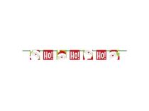 Girlanda HOHOHO banner - Vánoce - Santa Claus - 152 cm - Dekorace
