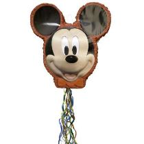 Piňata Myšák Mickey Mouse - 51x46,5x8 cm - tahací - Kostýmy zvířecí