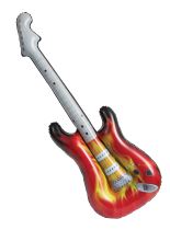 NAFUKOVACÍ kytara - Rocker - 96,5 cm - Karnevalové doplňky