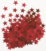Konfety na stůl hvězdy červené - 14,7g - Dekorace
