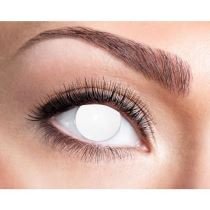 Kontaktní čočky - bílé - Halloween - Barevné kontaktní čočky
