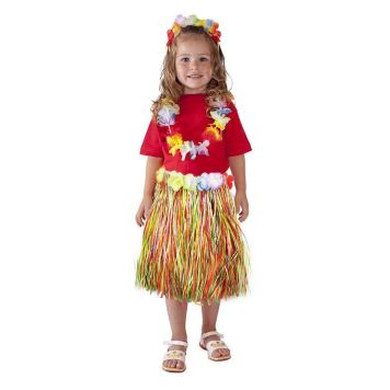 Havajská sukně dětská 45 cm barevná - Hawaii
