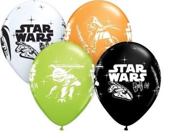 Balónky Star Wars - Hvězdné války - 30 cm - 6 ks