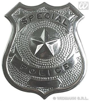 Odznak policie kovový