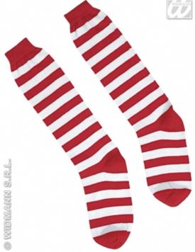 Ponožky Klaun XL modré/červené