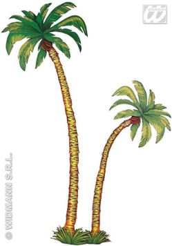 Dekorace palmy - Havaj - Hawaii - 2ks