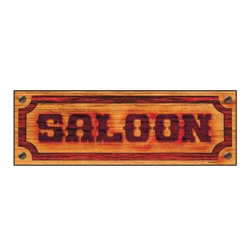 Dekorace Saloon - western - 78x26 cm