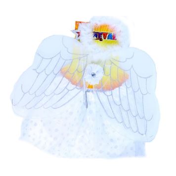 Sukně TUTU anděl s křídly a příslušenstvím - 4 ks - Vánoce