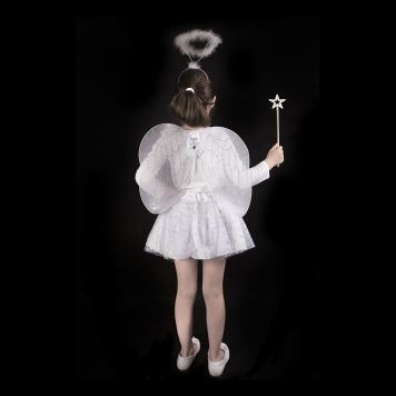 Sukně TUTU anděl s křídly a příslušenstvím - 4 ks - Vánoce