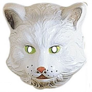 Maska dětská plast Kočka - kočička