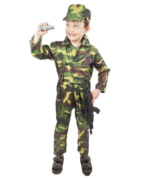 Kostým Army - voják dětský vel. S