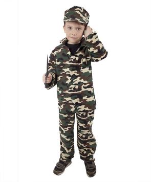 Kostým ARMY - voják dětský vel. M