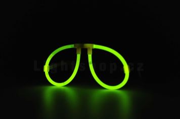 Svítící brýle 1 ks zelené