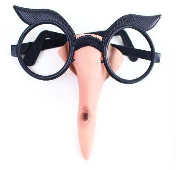 Nos čarodějnický s brýlemi - Halloween