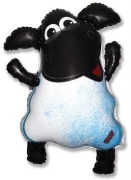 Balón foliový ovce - ovečka Timmy - farma - 60 cm