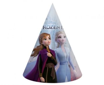 Papírové kloboučky Ledové království 2 - Frozen 2 - 6 ks