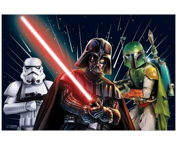 Plastový ubrus Star Wars Galaxy - Hvězdné války - 120 x 180 cm
