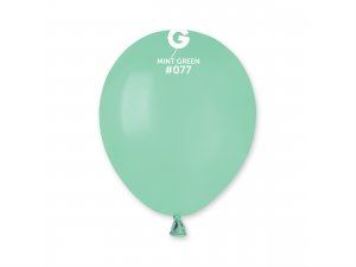 Balónek latexový MINI - 13 cm – Mátová - Mint - zelený 1 KS