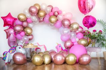 Balonková dekorace - oblouk