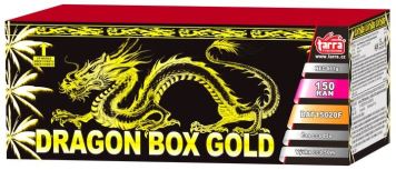 Ohňostroj - BATERIE VÝMETNIC DRAGON BOX GOLD 150 RAN 2/1