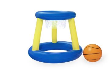 Nafukovací koš s míčem na basket  - 61 cm