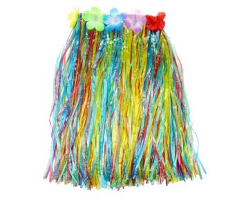 Havajská sukně, HAWAII - barevná 40 cm