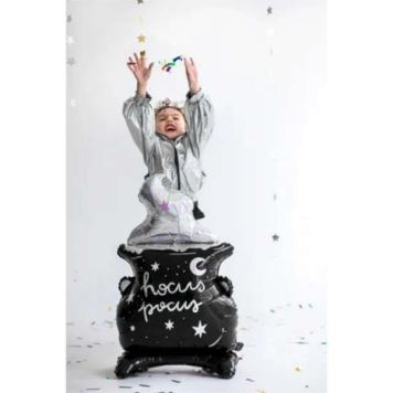 Foliový balónek kotlík - Halloween - čarodějnice - 48 x 80 cm - NELZE PLNIT HELIEM