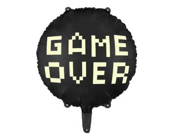Balón foliový s nápisem GAME OVER - Game - Rozlučka se svobodou - 45 cm
