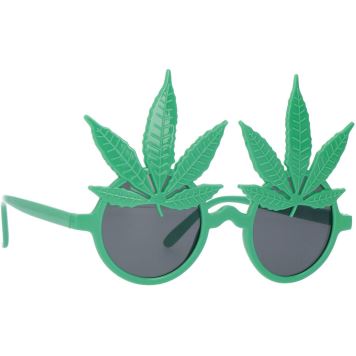 Párty brýle s konopnými listy - marihuana