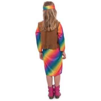 Dětský kostým Hippie - Hipisačka, 6-8 let, 116-134cm