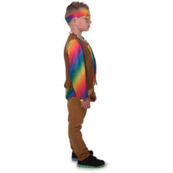 Dětský kostým Hippie - Hipisák, 6-8 let, 116-134cm