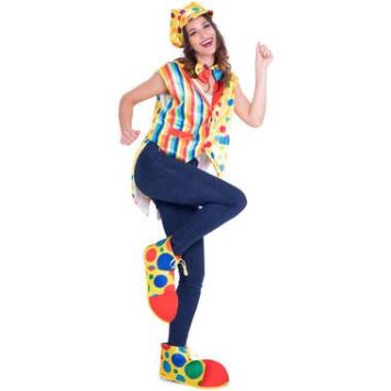 Kostým klaun (vesta, čepice, motýlek), unisex