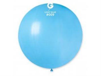 Balón latex 80 cm - světle modrý 1 ks