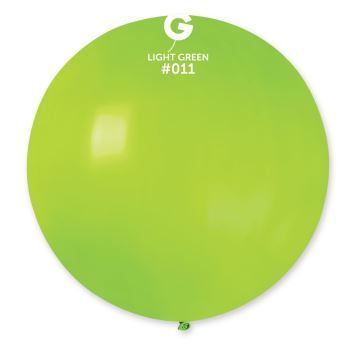 Balón latex 80 cm - světle zelený - limetka - 1 ks